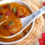 Mango mousse con goji e uvetta